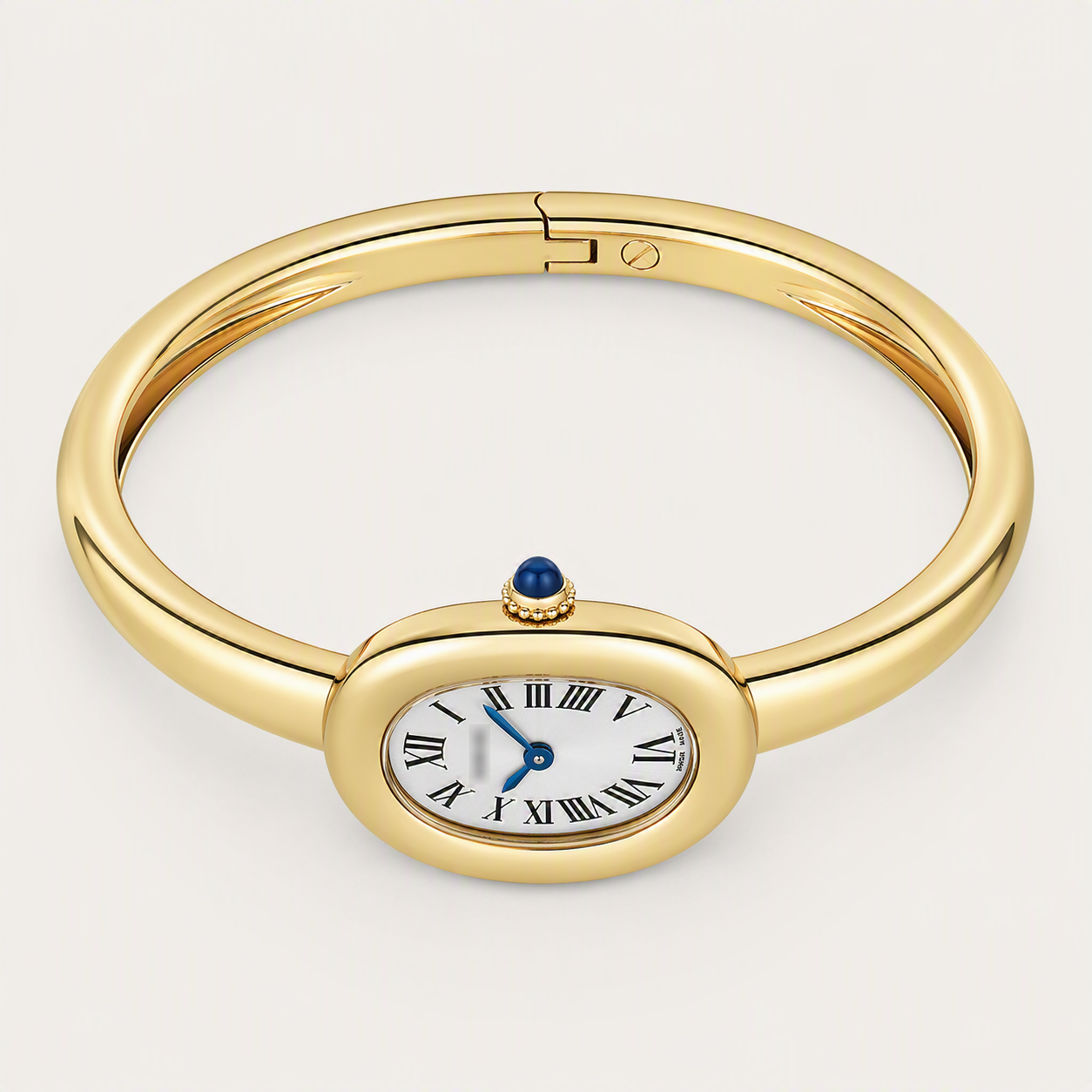 Women Bangle Watch Quartz Movement 18k Gold