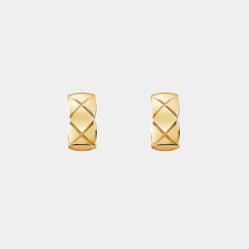 Coco Earrings CC 18k Gold Hoop