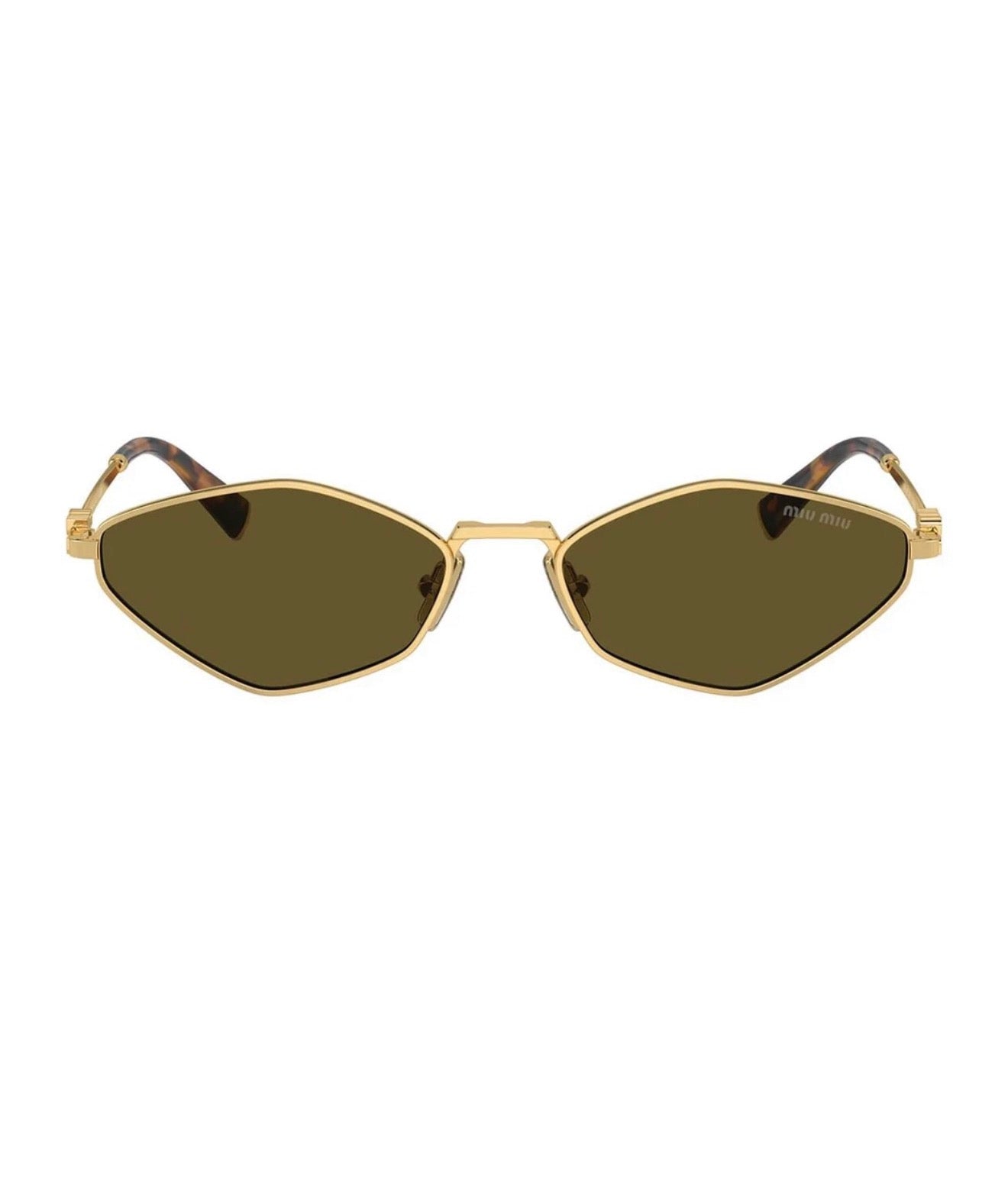 Women Miu Cat Eye Frame Brown Lense Sunglasses