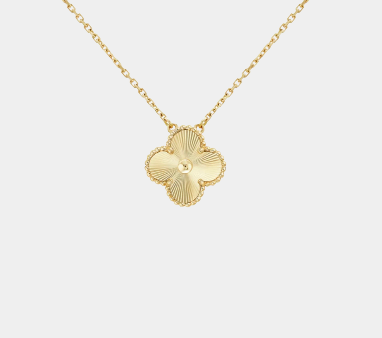 Clover Necklace 18k Gold