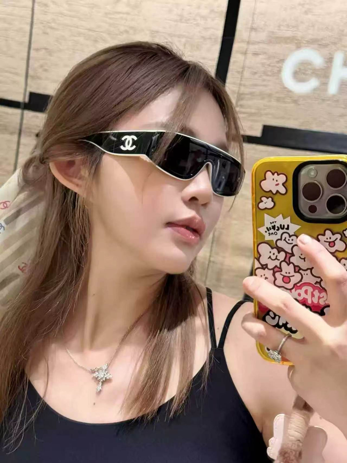 CC Rectangular Frame Sunglasses - Seven Gates