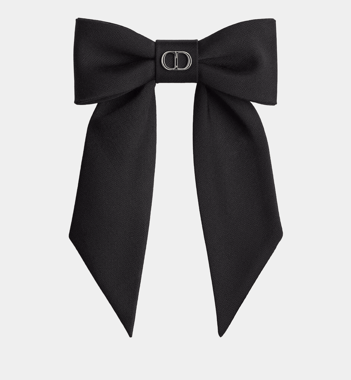 CD Large Hair Twist Bow In Black - Seven Gates