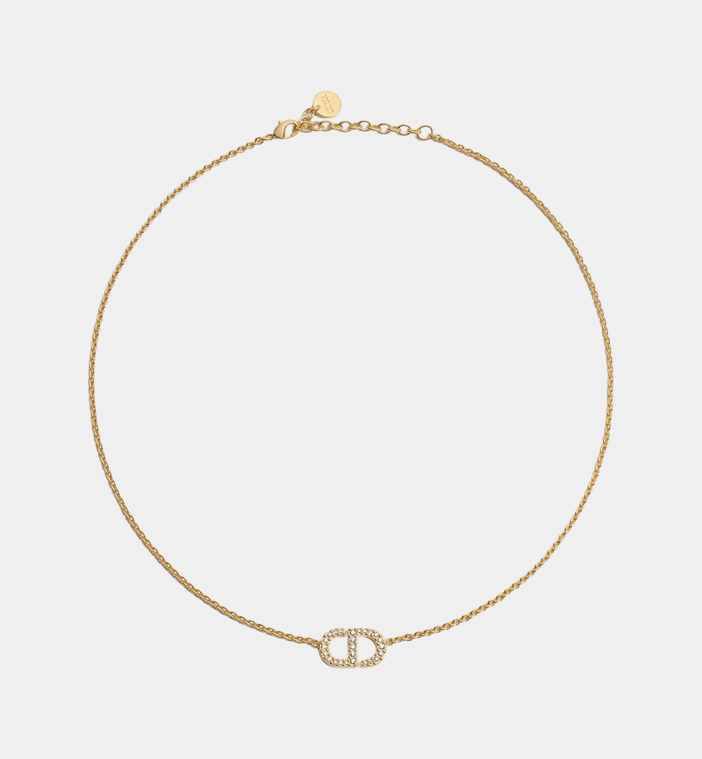 CD Necklace 18k Gold & Silver Crystals - Seven Gates
