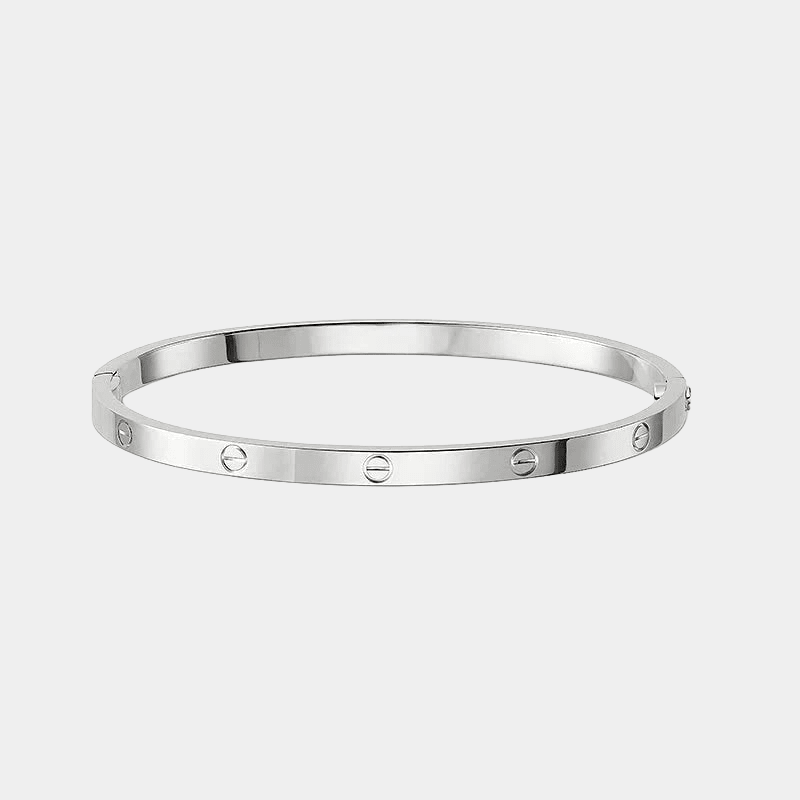 Love Bracelet Clip On Style Silver Plated - Seven Gates