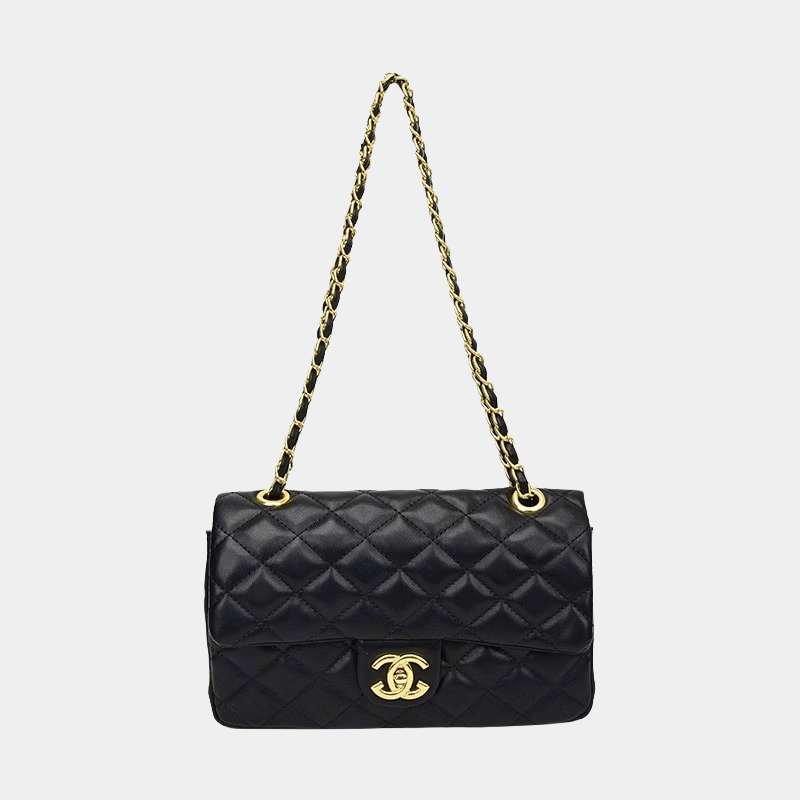 Quilted CC Leather Bag Classic Should Style - Seven Gates