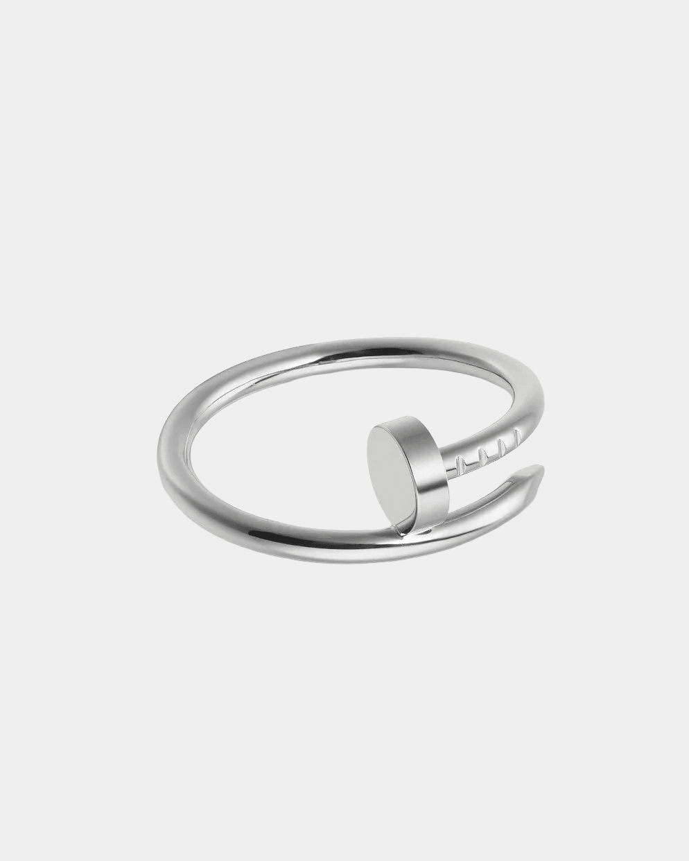 Silver Nail Ring Statement Piece - Seven Gates