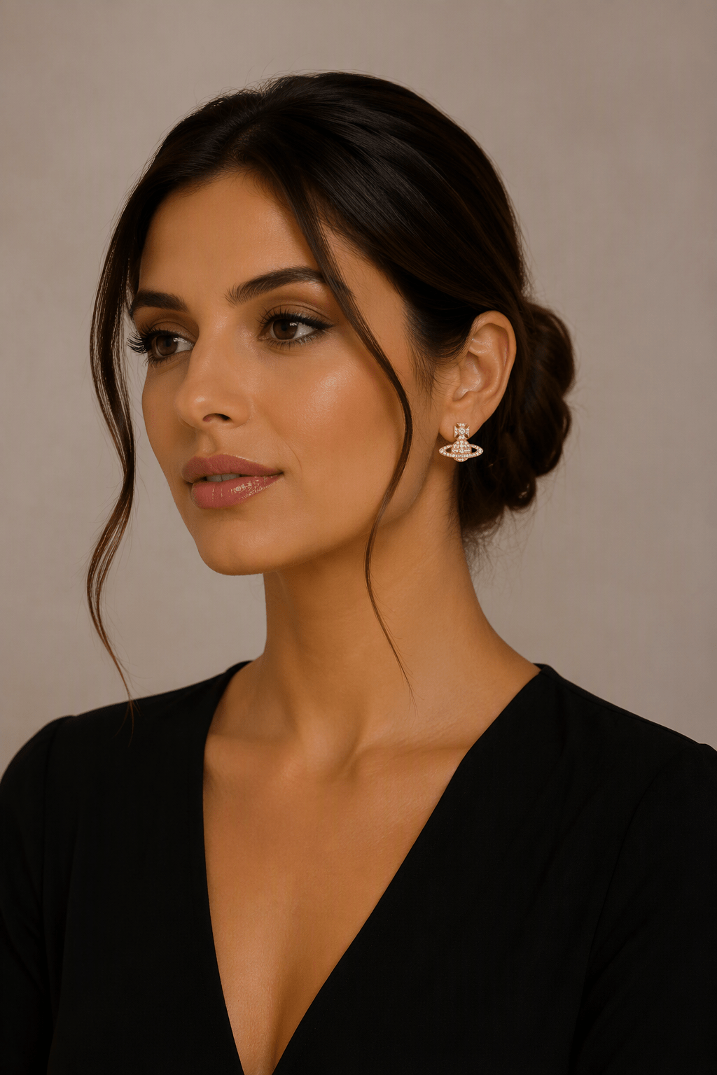 Vivienne Planet Earrings 18k Gold With Diamonds - Seven Gates