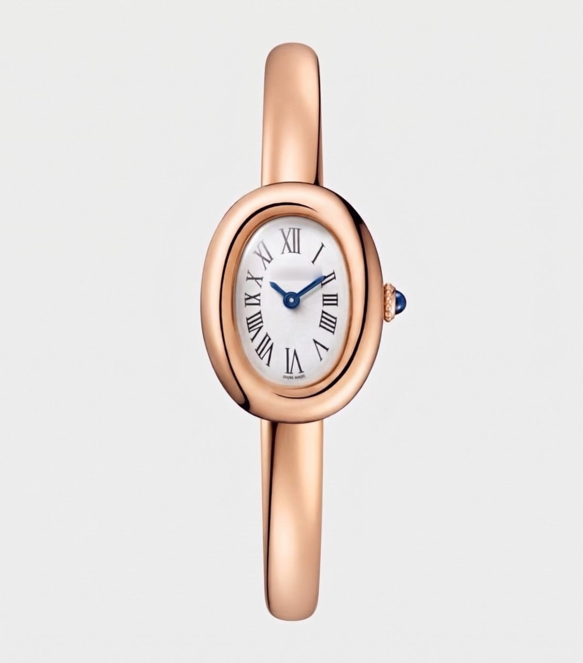 Women Bangle Watch Quartz Movement 18k Rose Gold - Seven Gates