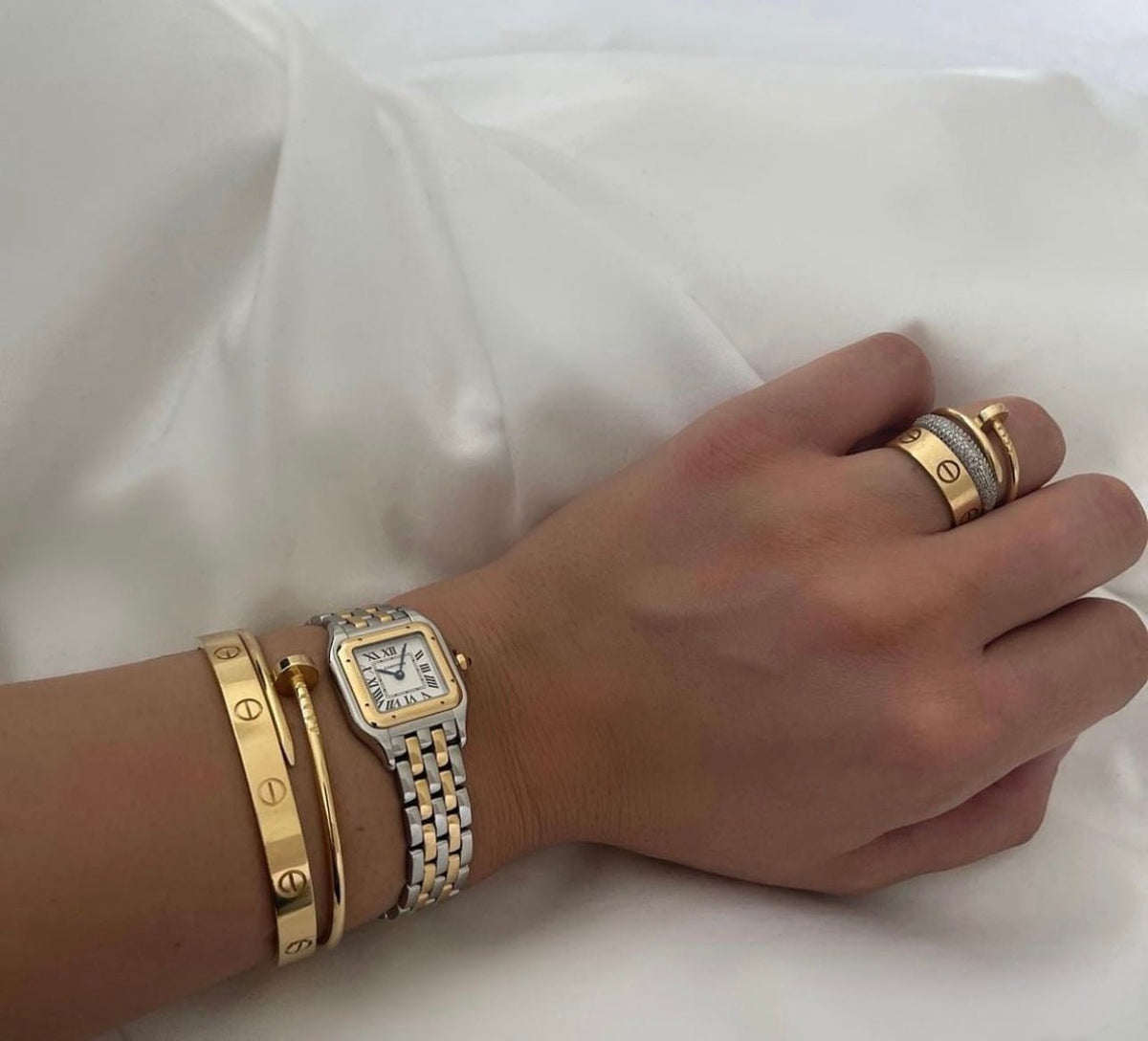 Bangle Bracelets Collection | 18k Gold & 925 Silver