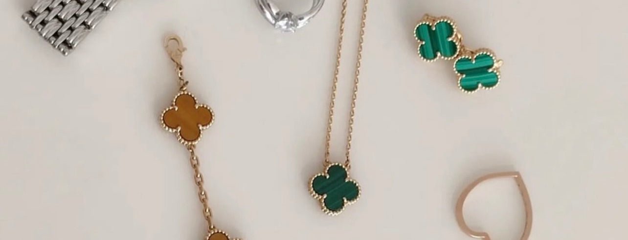 Mother of Pearl Clover Bracelet | Silver Van Cleef Style