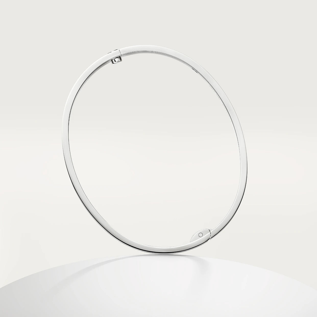 Screw Bangle Love Eternity Bracelet Silver With Zircon