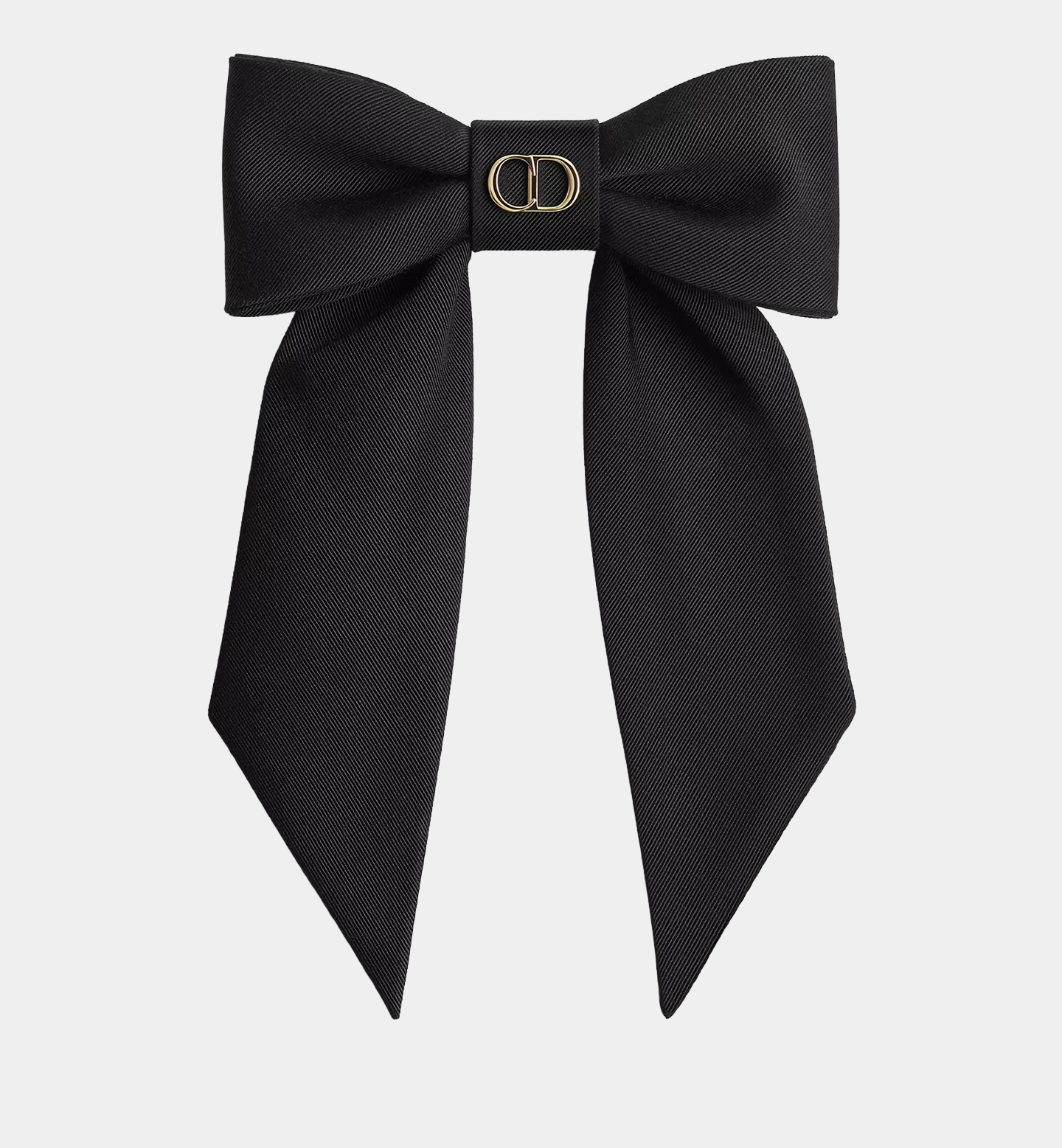 CD Large Hair Twist Bow In Black