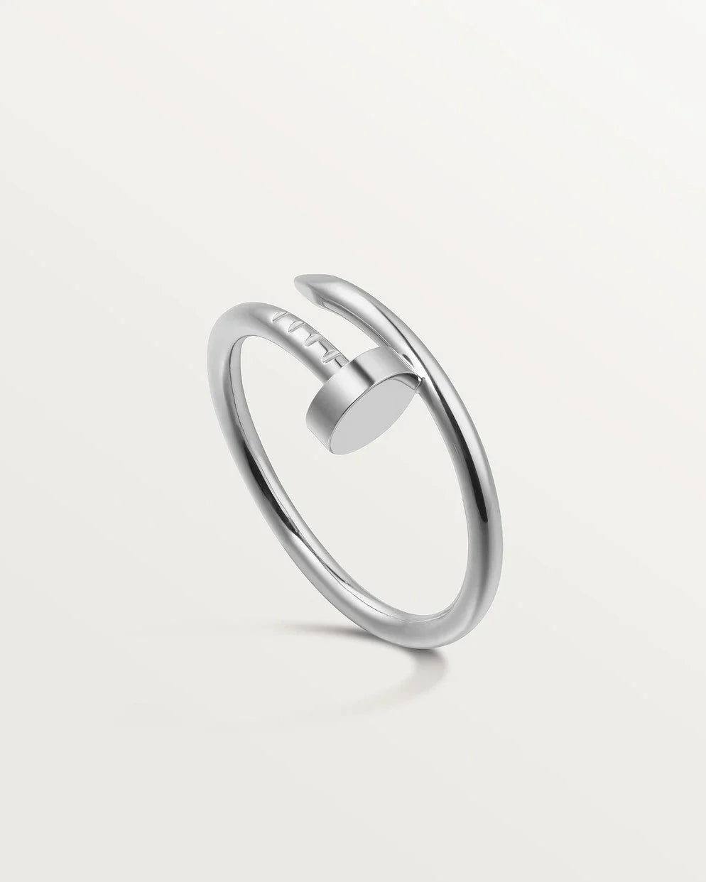 Silver Nail Ring Statement Piece