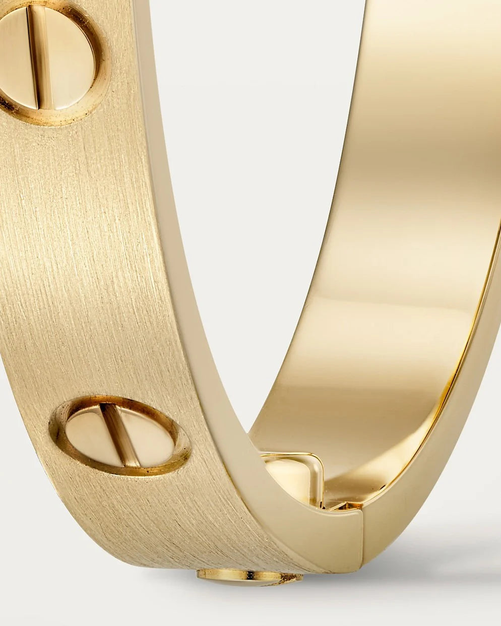 Screw Bangle Love Eternity Bracelet 18k Gold
