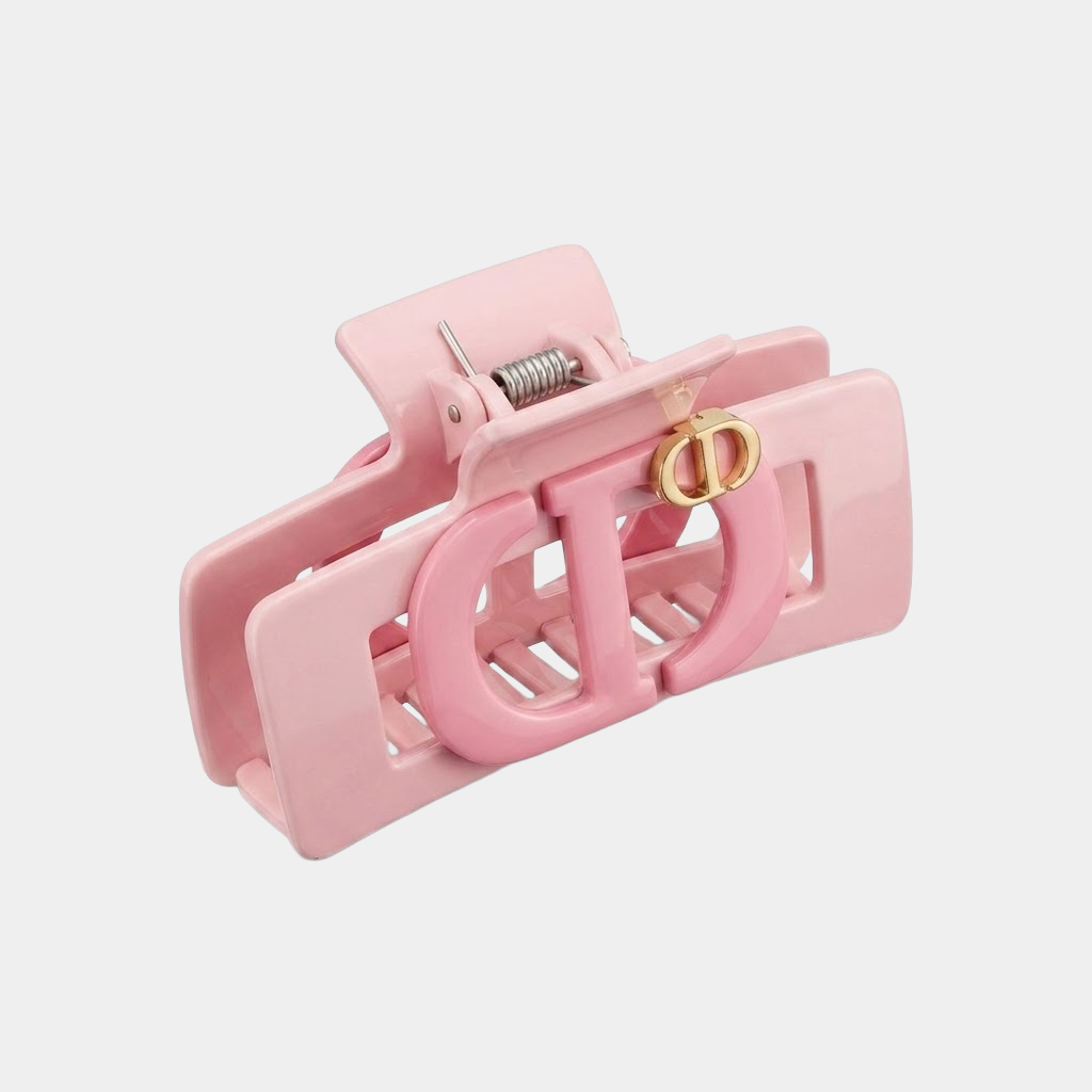 CD Hair Claw Clip Style In Pink
