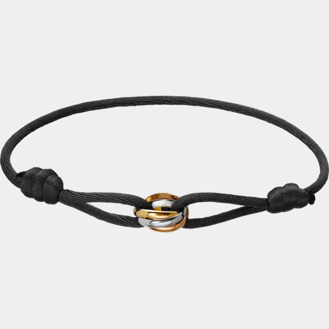 Trinity Rope Bracelet 18K Gold