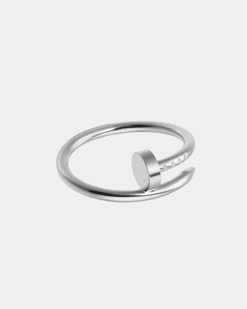 Silver Nail Ring Statement Piece