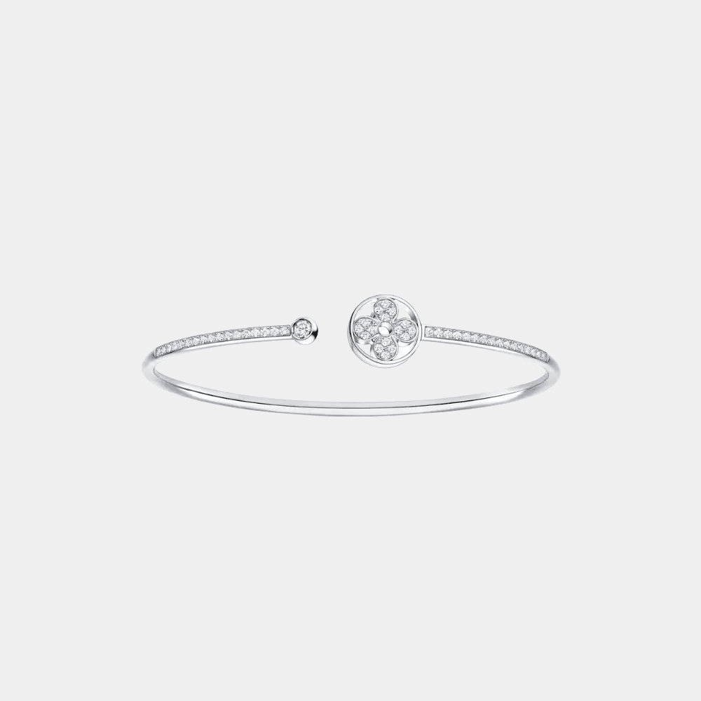 Blossom Clover Twist Silver Bracelet - Seven Gates