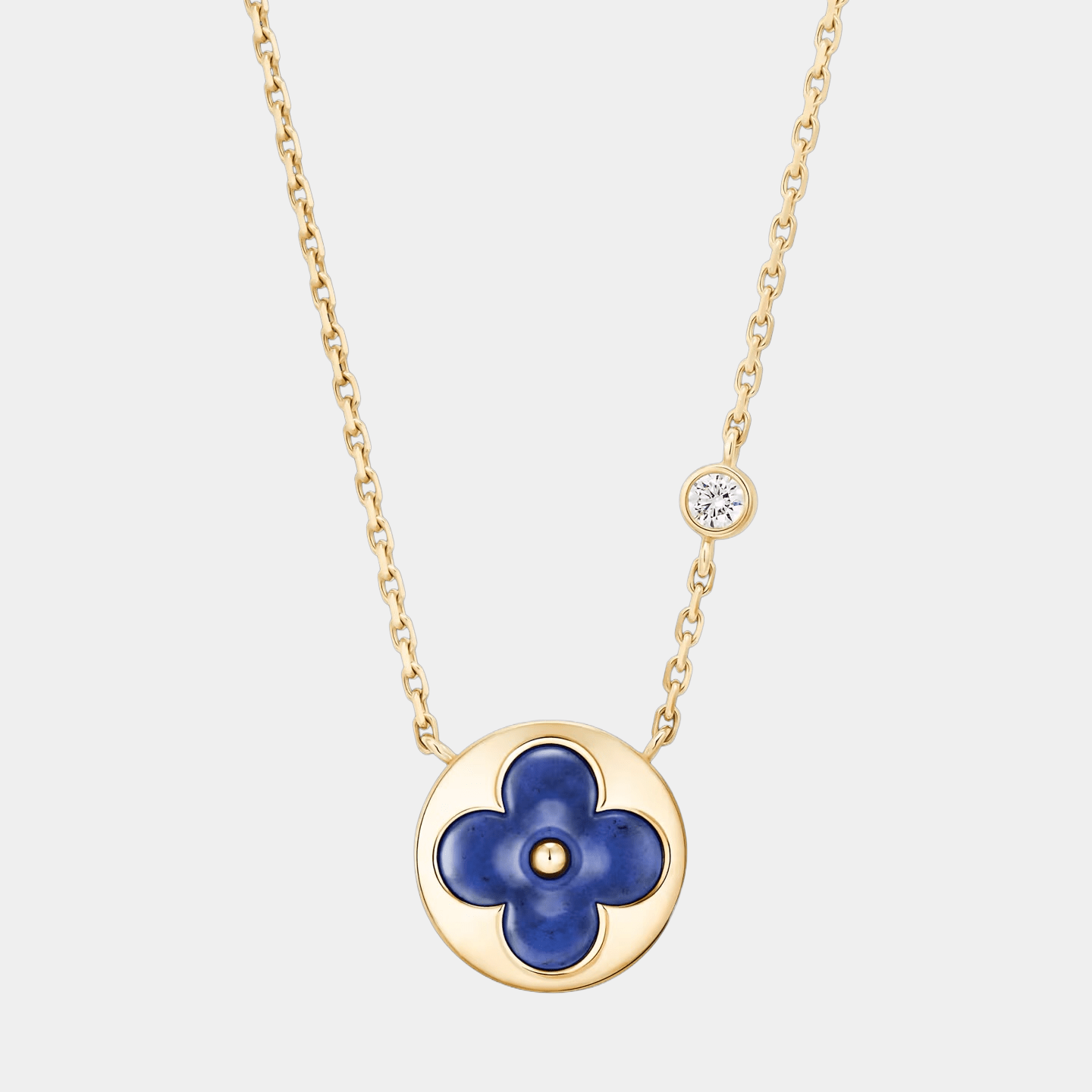 Blossom Necklace 18k Clover Pendant - Seven Gates