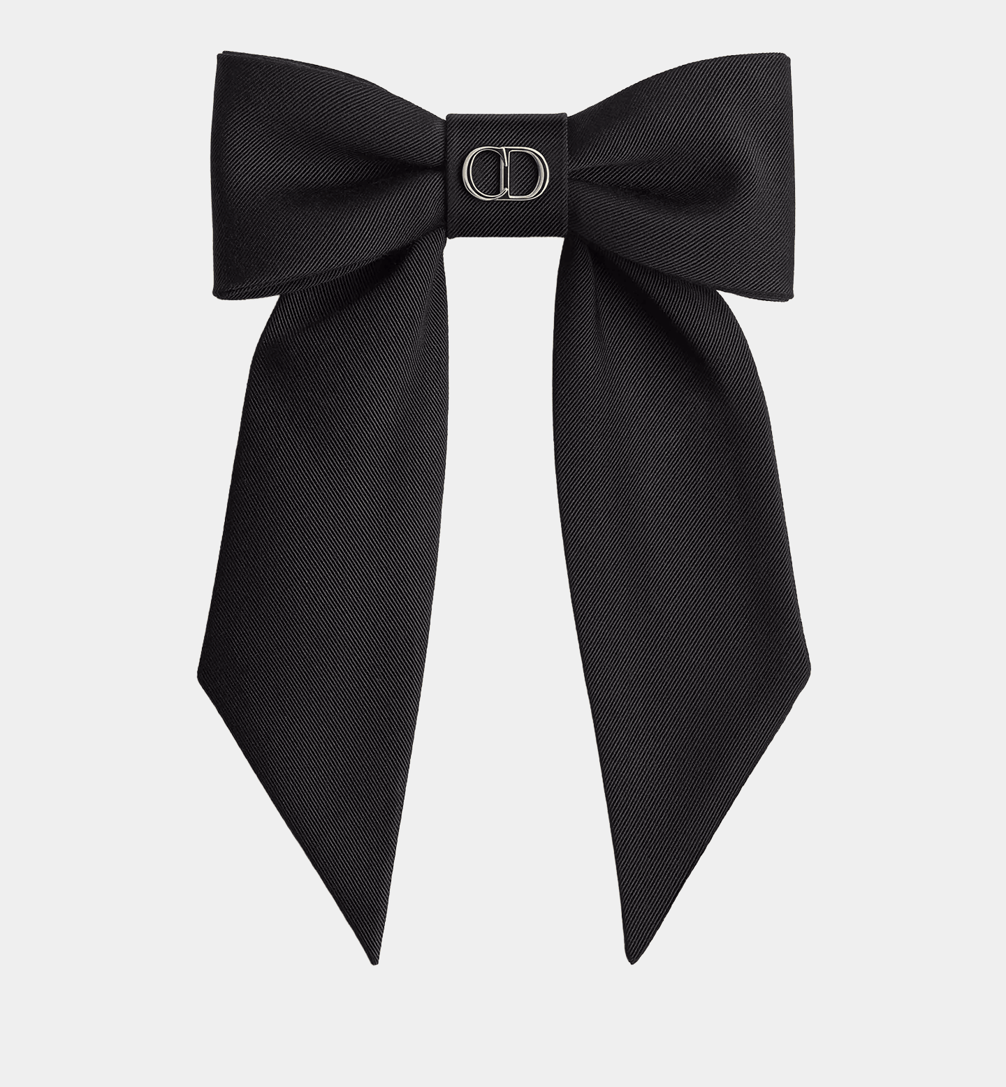 CD Large Hair Twist Bow In Black - Seven Gates