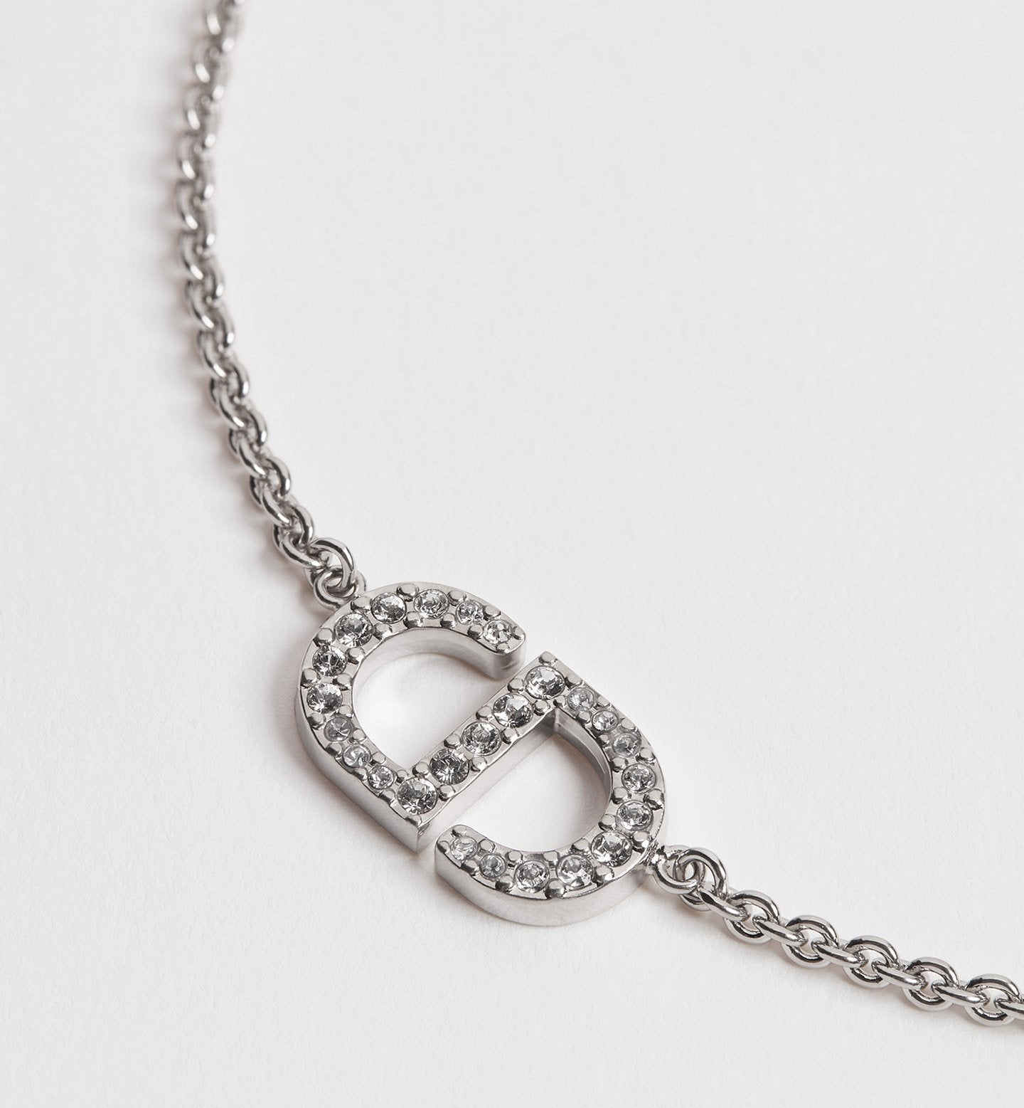 Sterling Silver CD Necklace | Brilliant Silver Crystals