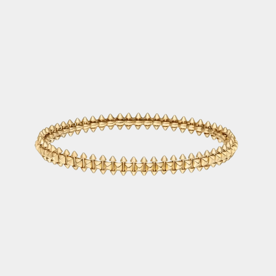 Clash Bangle Bracelet 18k Gold - Seven Gates