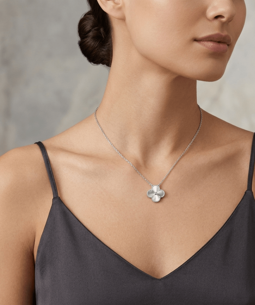 Clover Necklace Full Silver - Seven Gates