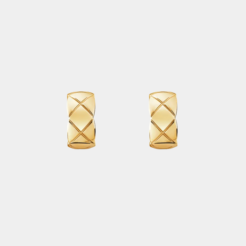 Coco Earrings CC 18k Gold Hoop - Seven Gates