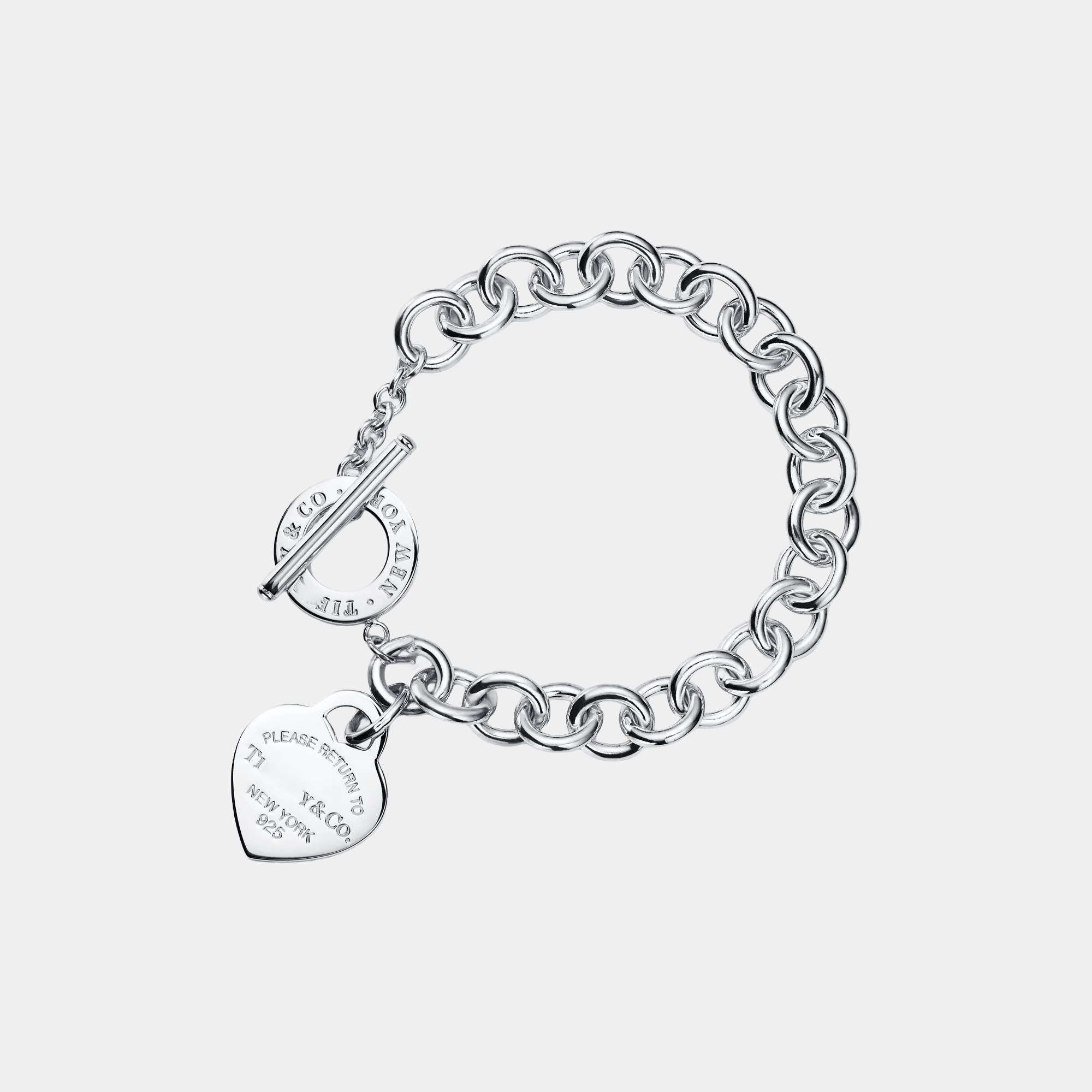 Heart Bracelet Silver Please Return To - Seven Gates