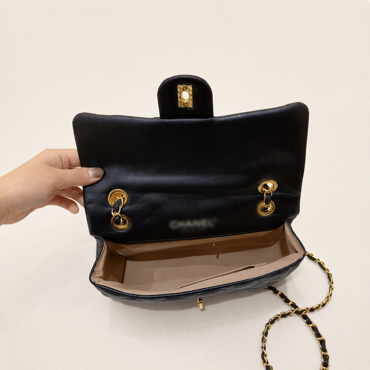 Quilted CC Leather Bag Classic Should Style - Seven Gates