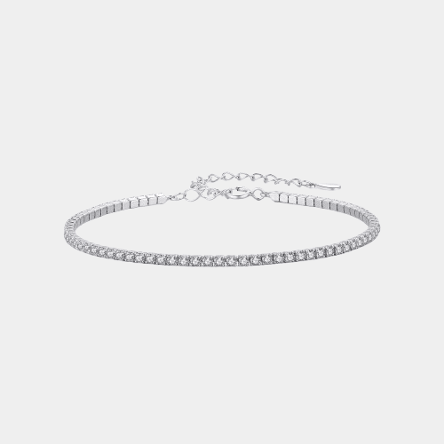 Tennis Diamond Sterling Silver Bracelet - Seven Gates