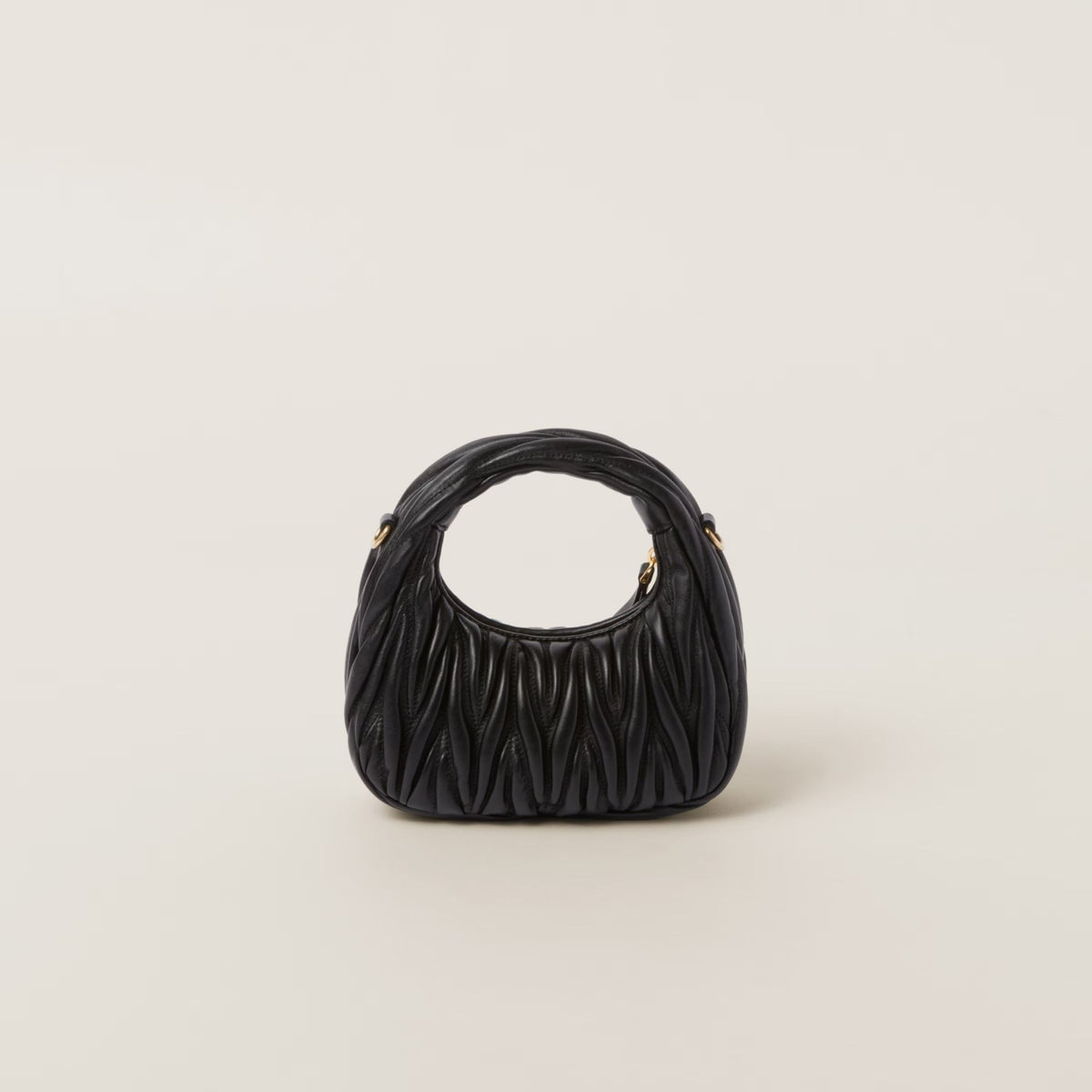 Wander Mini Hand Bag Black Leather - Seven Gates
