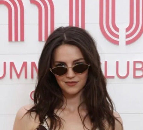 Women Miu Cat Eye Frame Brown Lense Sunglasses - Seven Gates