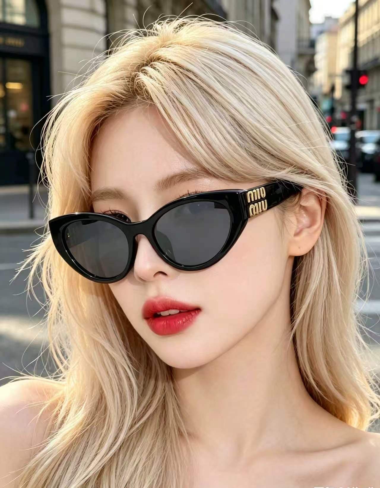 Women Miu Cat Eye Frame Sunglasses - Seven Gates